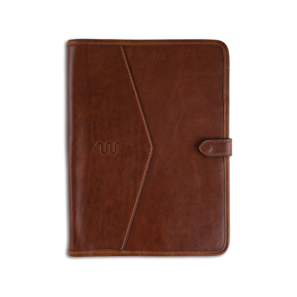 King Ranch Leather Notepad Portfolio Cognac Brown Running W 225445CGN NWT - Picture 8 of 8